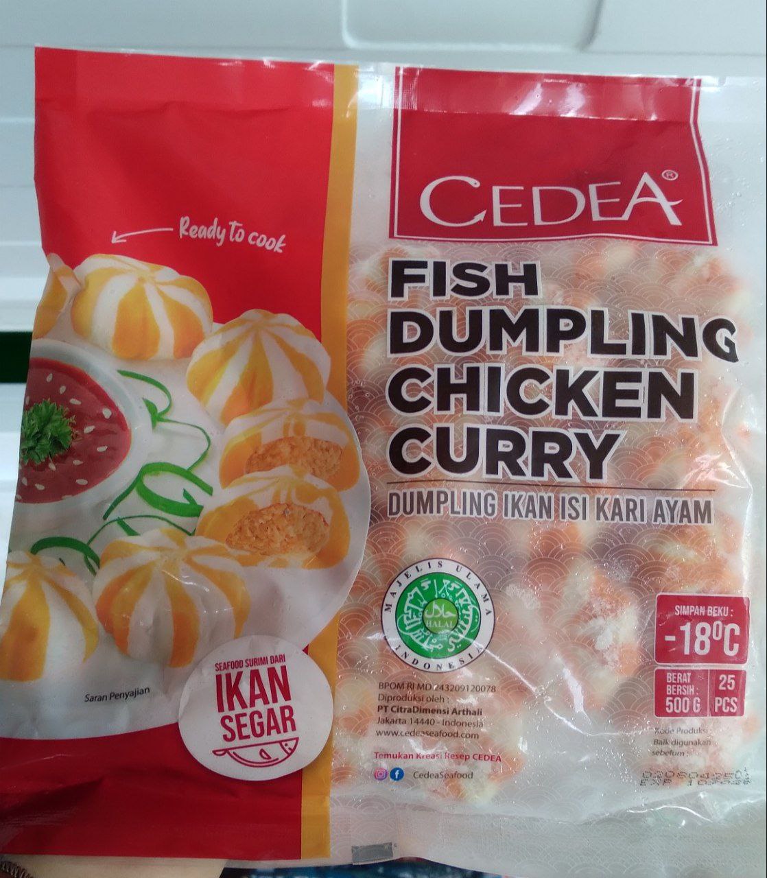 Dumpling Kari Ayam Cedea