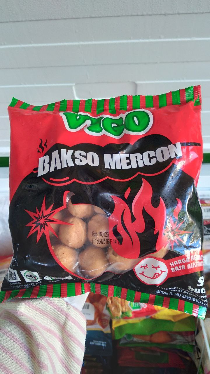 Bakso Mercon Vigo isi 50