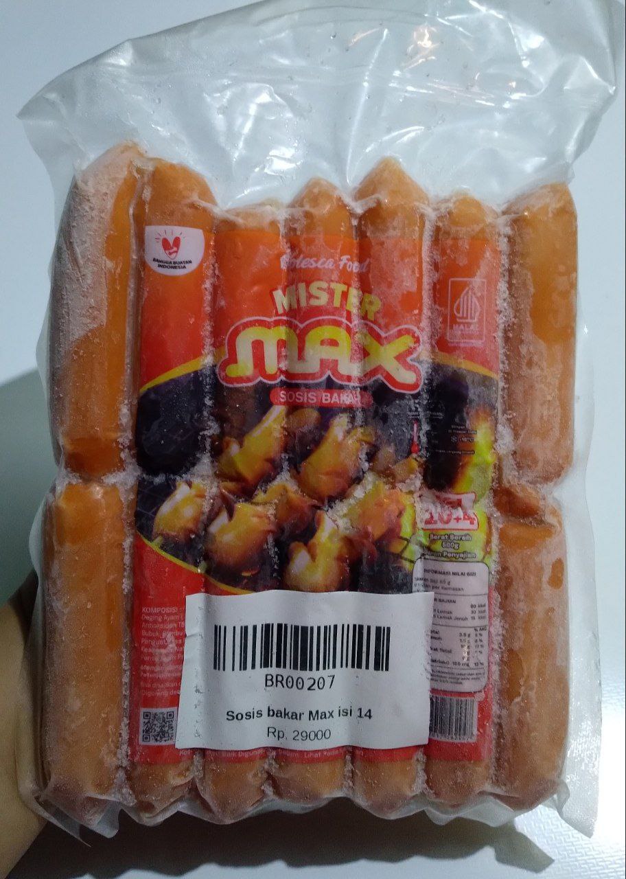 Sosis bakar Max isi 14