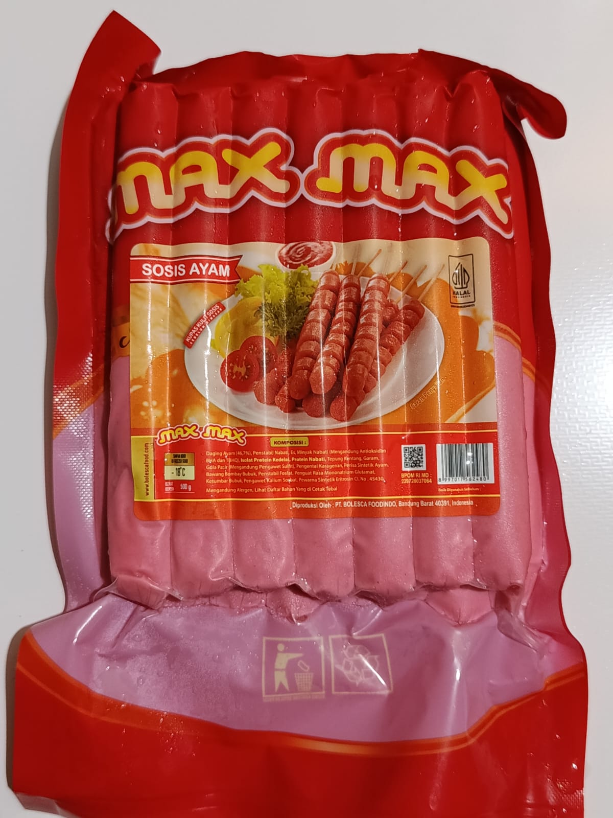 Sosis merah Max 500gr