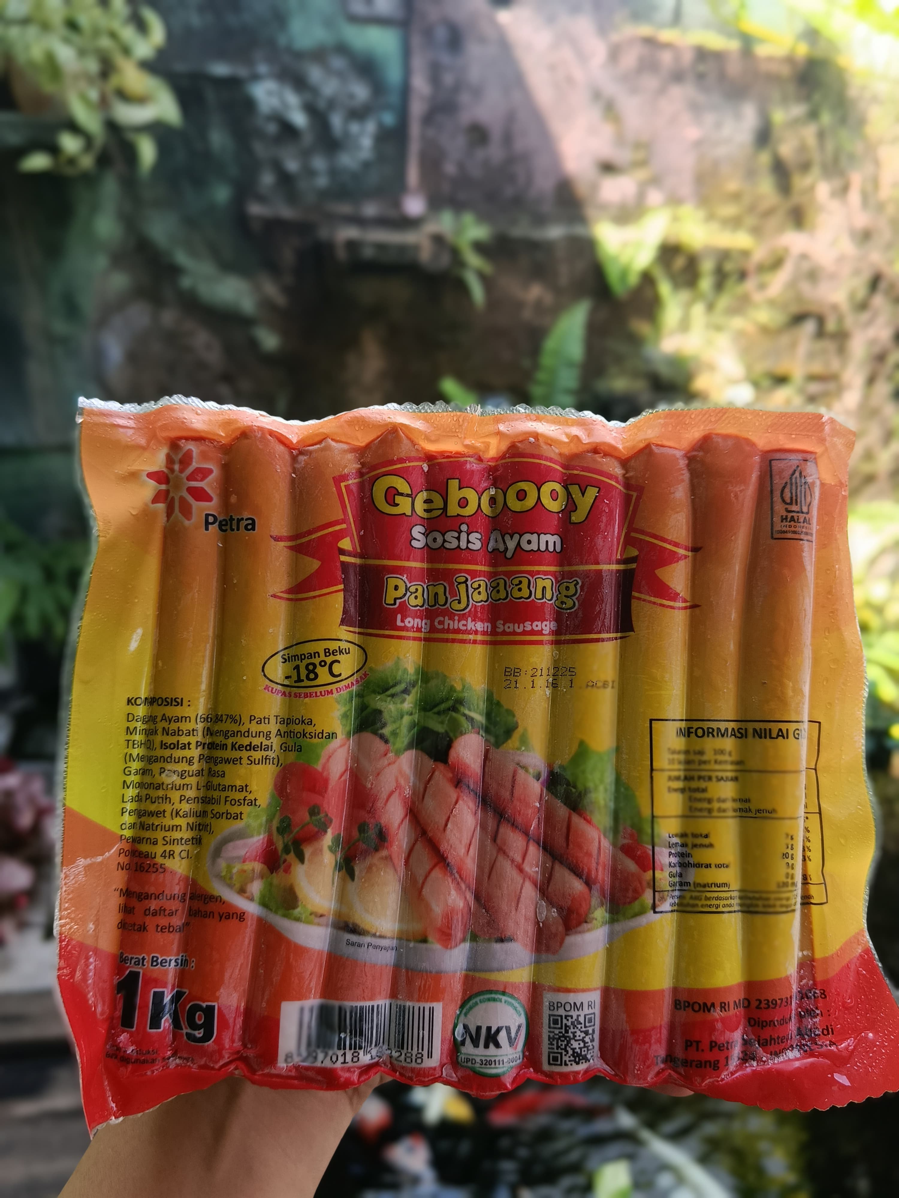 Sosis Geboy C500 panjang 1kg