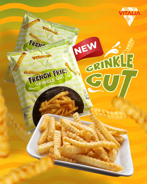 Kentang Crinkle Vitalia 1kg