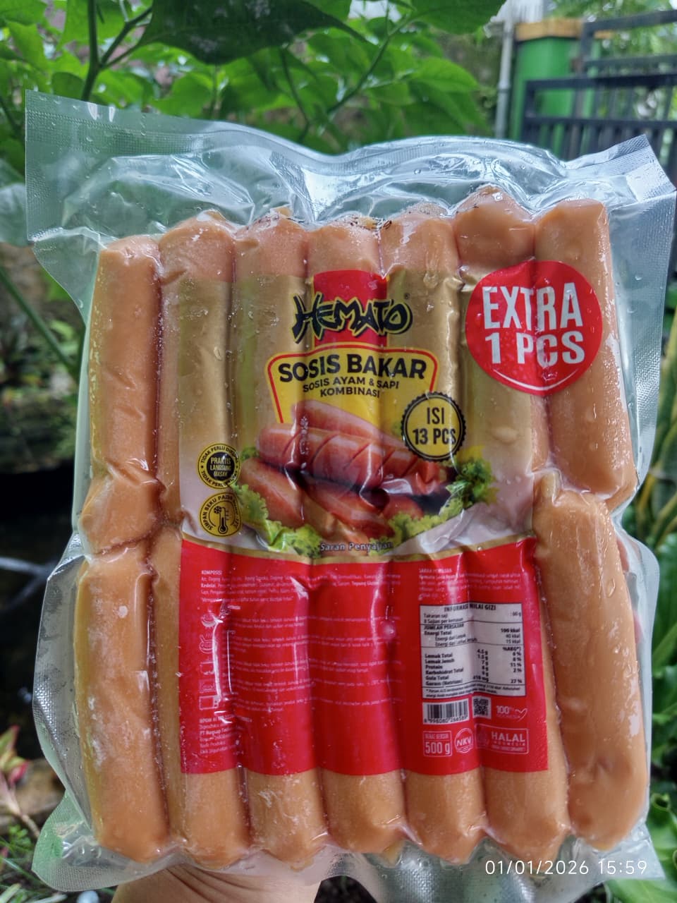 Sosis Bakar Mini 14 Hemato