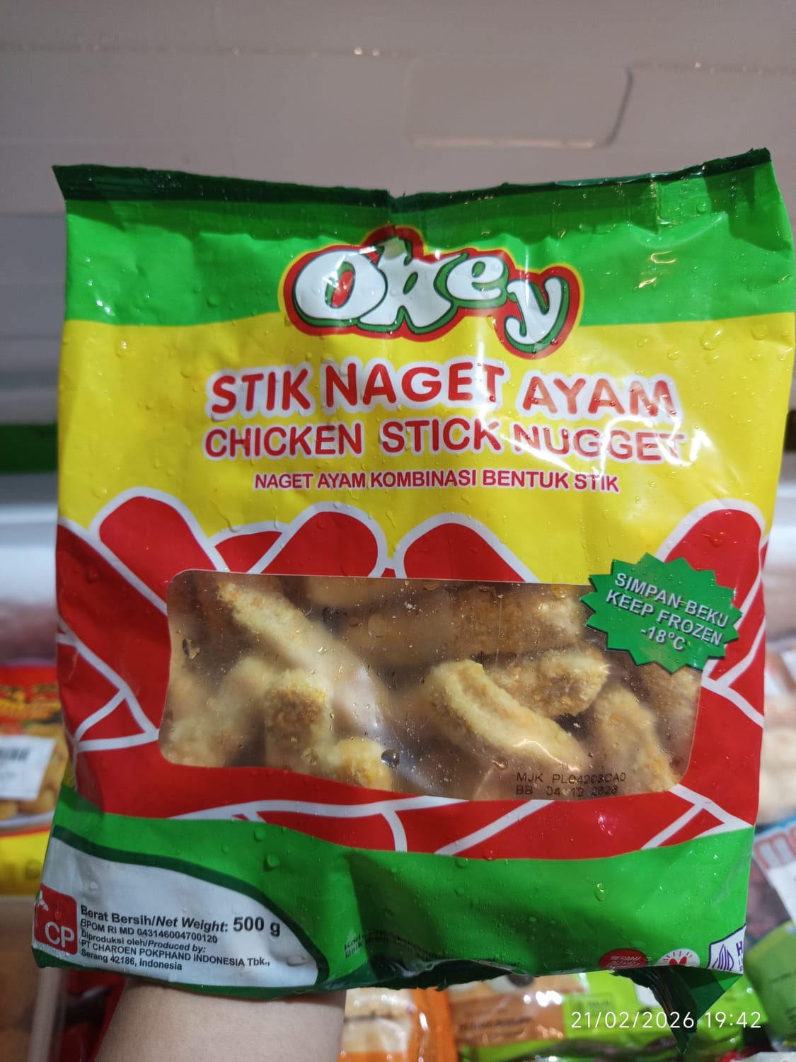 Nugget Stik Okey 500gr