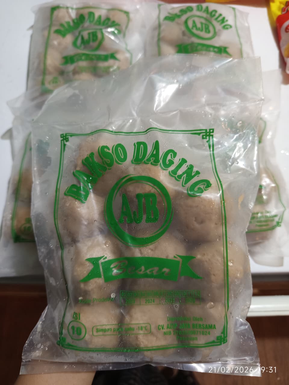 Pentol Bakso AJB Besar isi 10