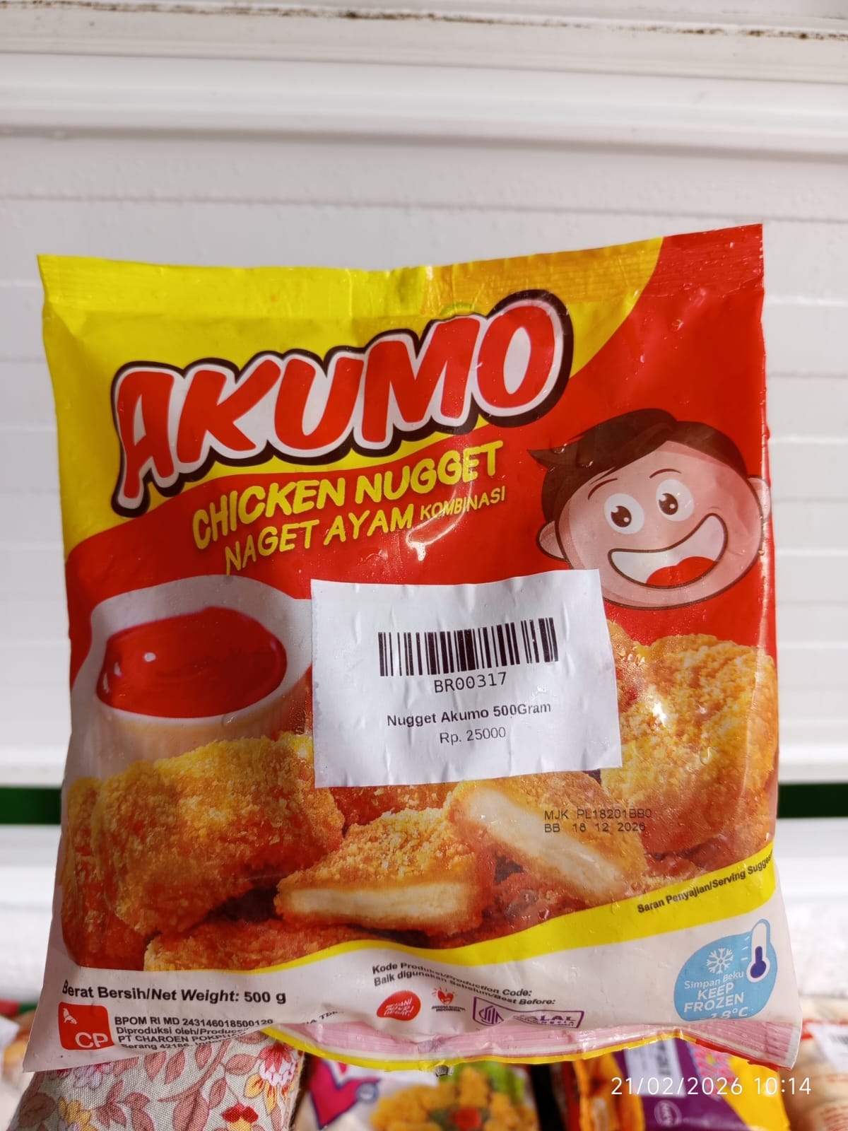 Nugget Akumo 500Gram