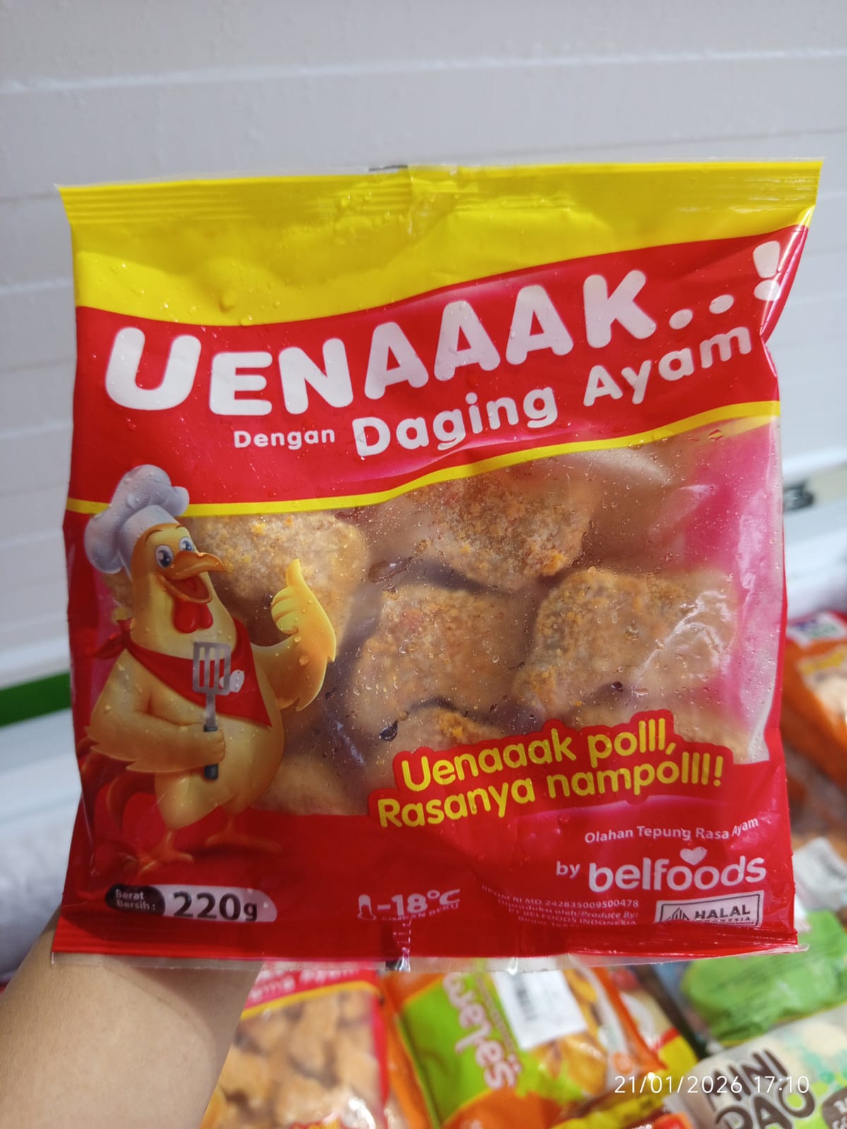Nugget Uenak Belfoods 220gr