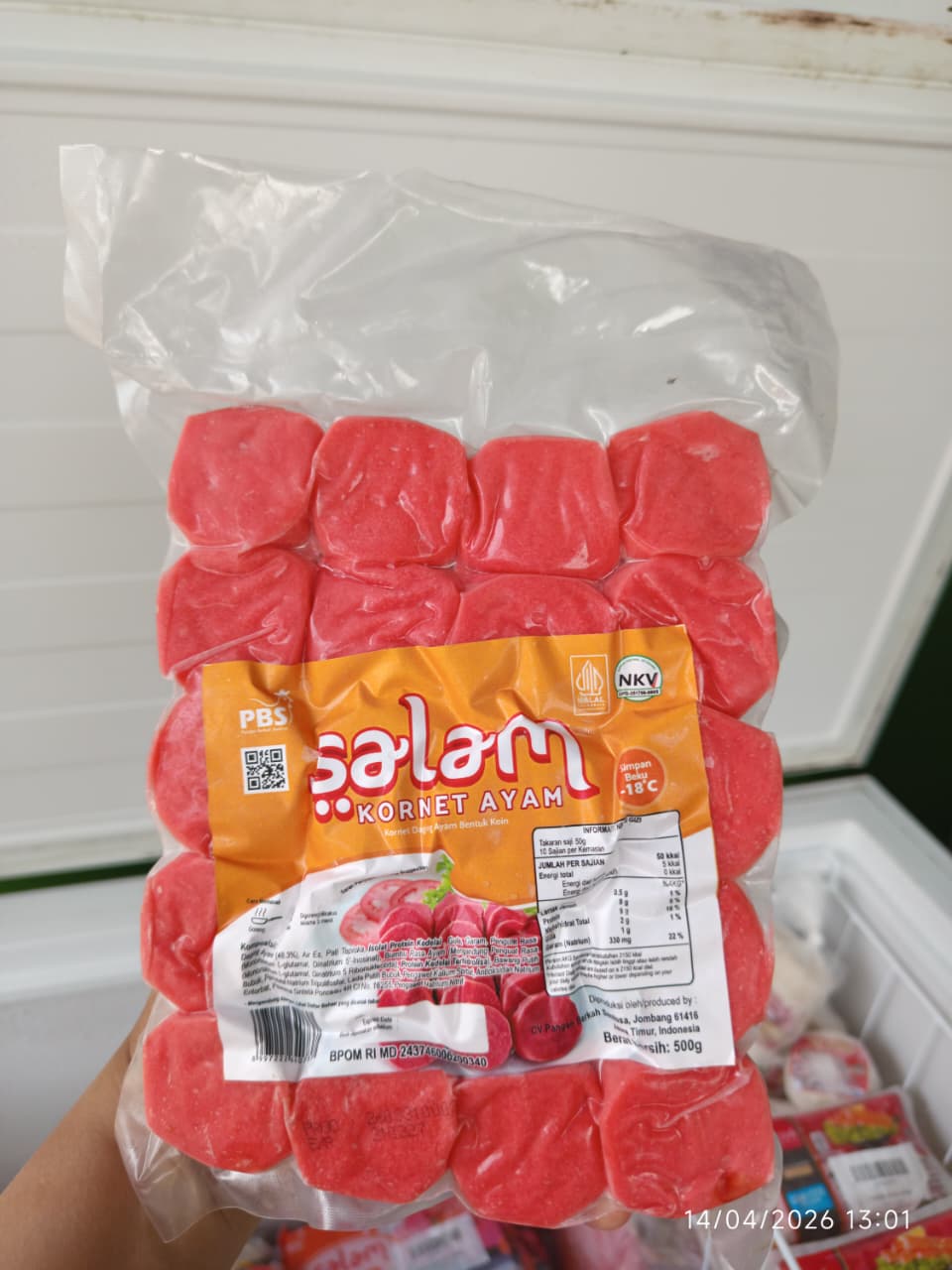 Kornet Ayam Salam coin 500gr