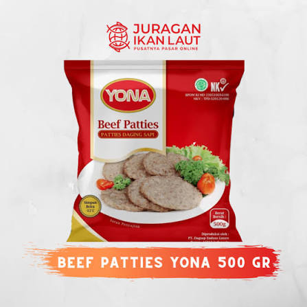Beef Patties Yona 500gr